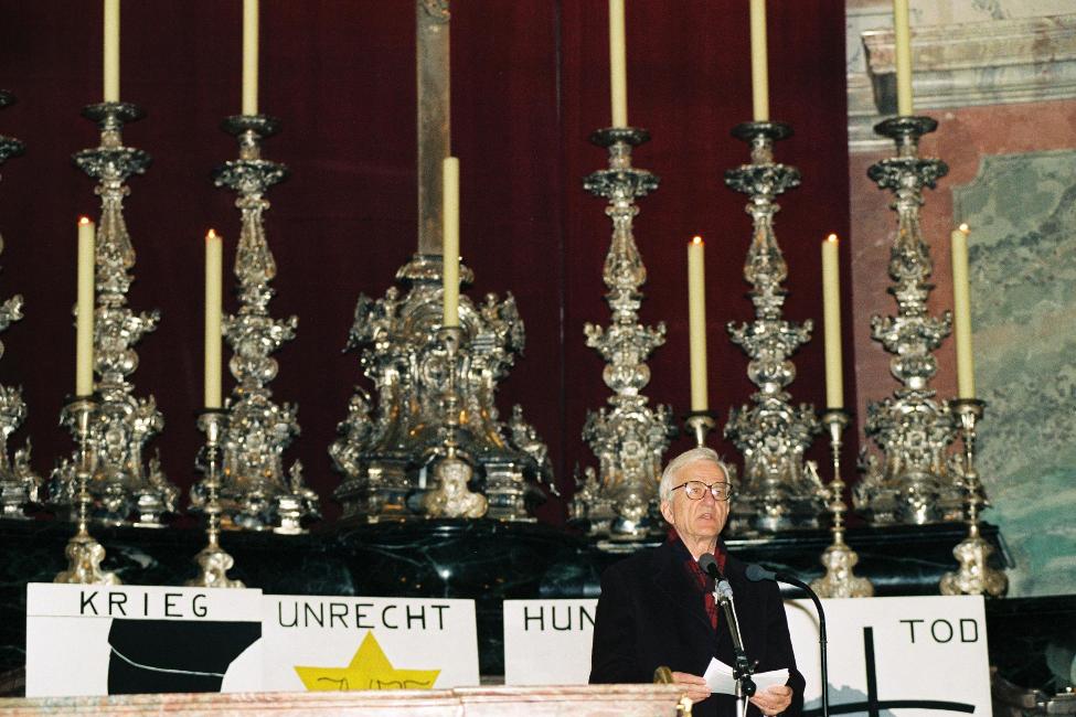 Ansprache von Bundespräsident Richard von Weizsäcker am Ende des ökumenischen Gottesdienstes in der Dresdner Kathedrale, 13. Februar 1991